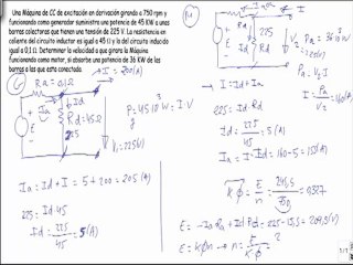 Maquinas electricas motor de excitacion en derivacion