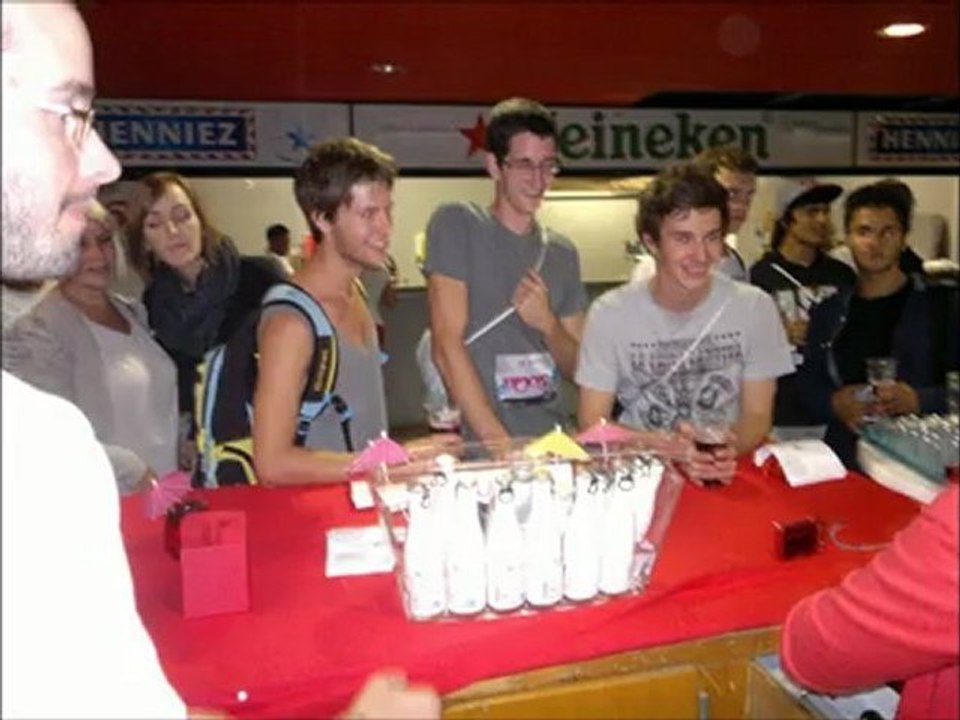 l'eau rouge à l'Event QoQa