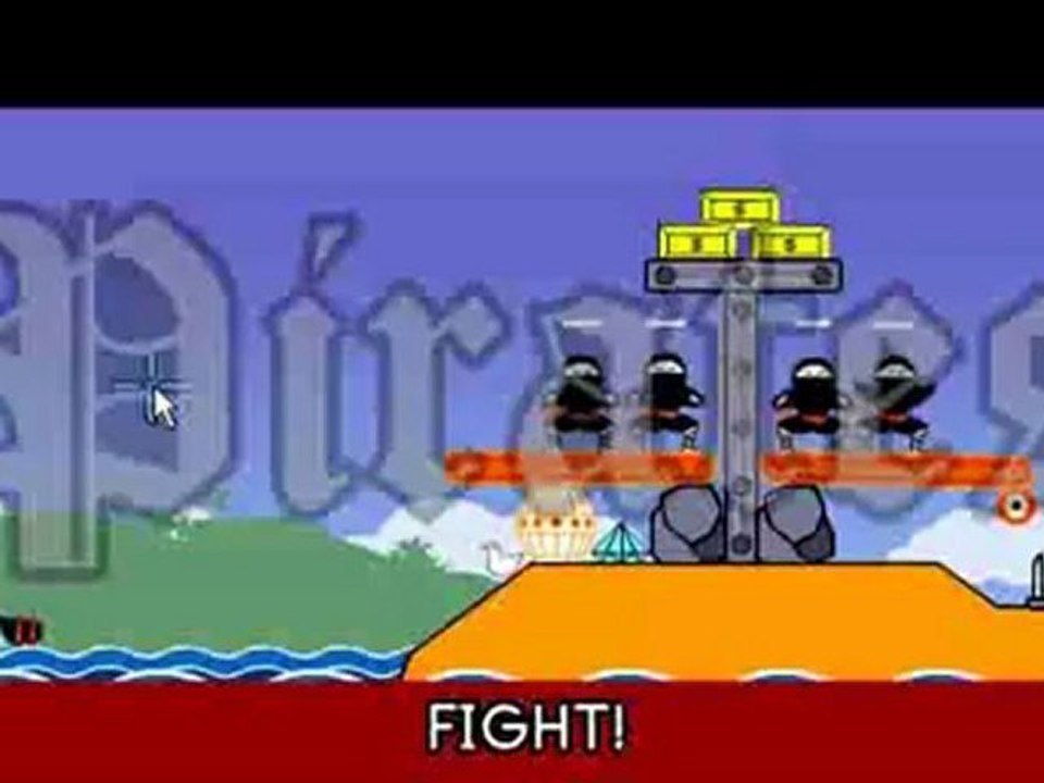 Pirates Vs Ninjas Walkthrough - Levels 1-30