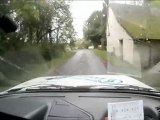 Rallye de l'Indre 2012 caméra embarquée 205 GTI 1.9L ES 1 Equipage n°42