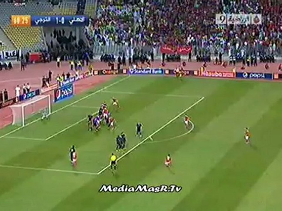 الشوط الثاني من مباراة الأهلي والترجي تعليق علي محمد علي