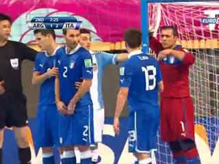 Futsal. 2012.11.05. WC 2012. Group D. Day 2. Argentina - Italy 2 half
