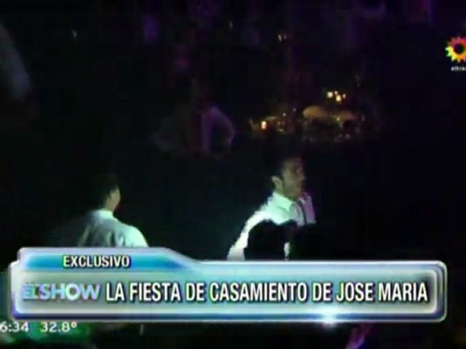 Imágenes de Pedro y Paula en Este es el Show (casamiento Listorti) - 05 de Noviembre