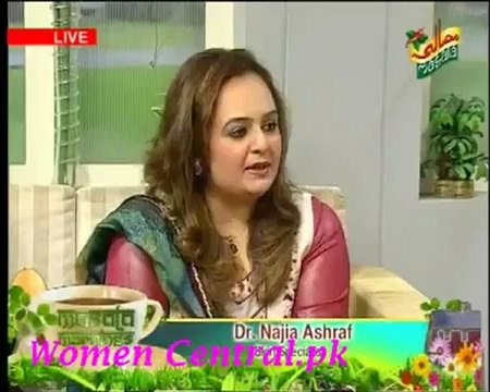 Dr Najjia Ashraf At Masala Mornings With Shireen Anwar 31st August 2012 [Yutube.PK]