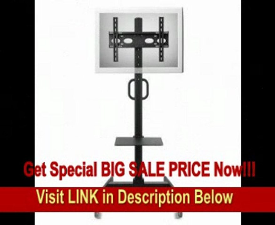 SPECIAL DISCOUNT Cotytech CT-M52 Adjustable Ergonomic Mobile TV Cart for 32-Inch to 52-Ino 52-Inch TVs