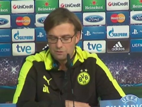 Klopp: no tenemos miedo al Real Madrid