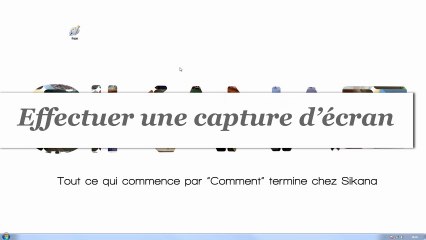 Windows 7 : Comment effectuer une capture d'écran ?  - HD