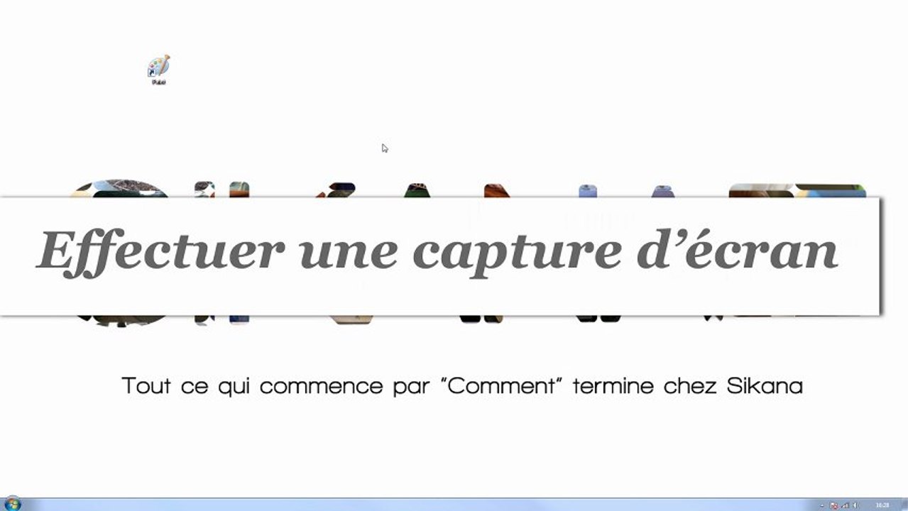 Windows 7 : Comment effectuer une capture d'écran ?  - HD