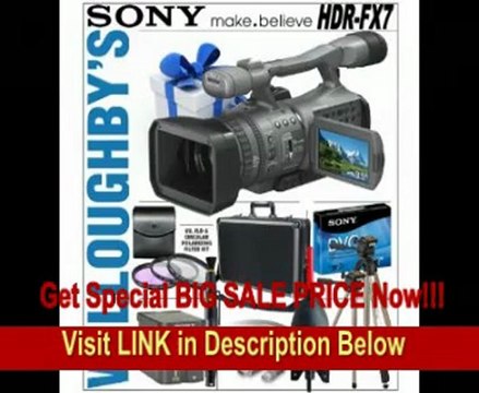 BEST PRICE Sony HDR-FX7 3-CMOS Sensor HDV High-Definition Handycam Camcorder + Willoughy's Professional Users Package