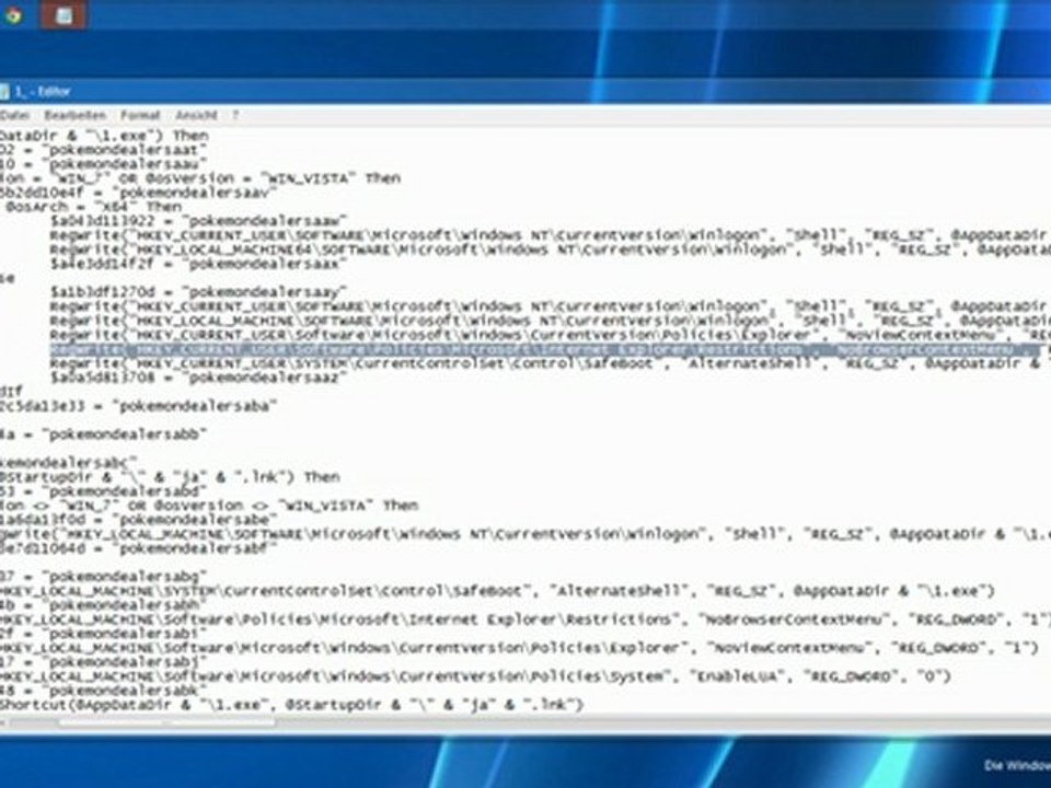 Gema Virus dekompiliert