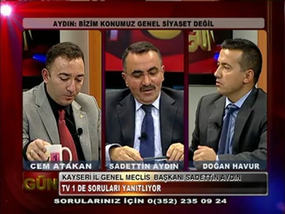 KAYSERİ İL GENEL MECLİS BAŞKANI SADETTİN AYDIN