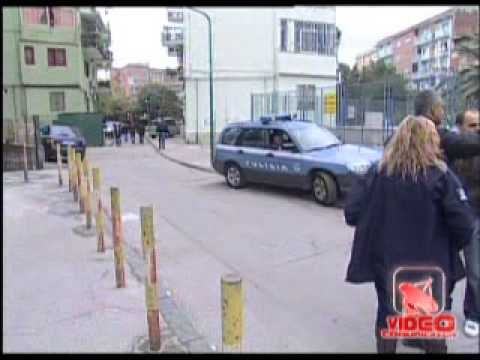 Napoli - Nuova faida blitz anticamorra a Secondigliano (live 31.10.12)