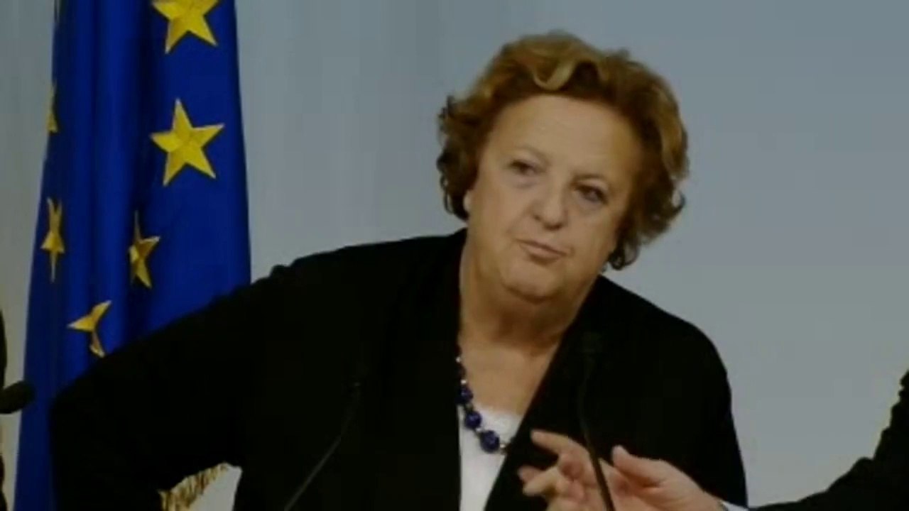 Roma - Conferenza stampa dei Ministri Cancellieri e Patroni Griffi (31.10.12)