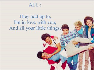 Little things - One Direction (lyrics)