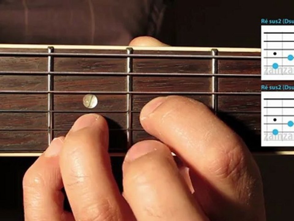 Variation autour de l'accord de Ré (accords 16) avec zamzam