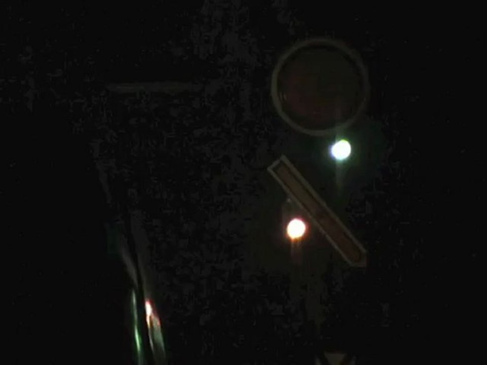 Zwei Vorsignale und BR644 im Dunkeln bei Witterschlick an der Voreifelbahn