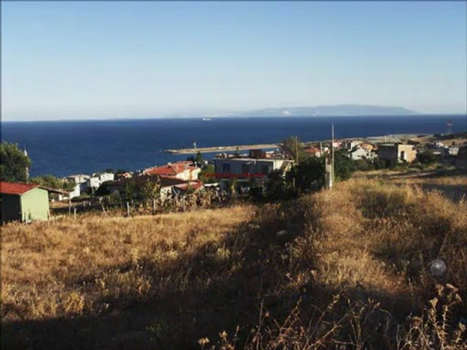 Tekirdağ Barbaros ta deniz manzaralı yüksek yerde önü kapanmaz satılık arsa