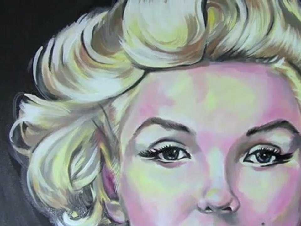 Marilyn Monroe painting