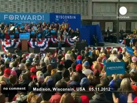 Bruce Springsteen warms up the crowd for... - no comment