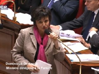 Reportages : Mariage homosexuel : Dominique Bertinotti accuse l'UMP de "créer des fantasmes"