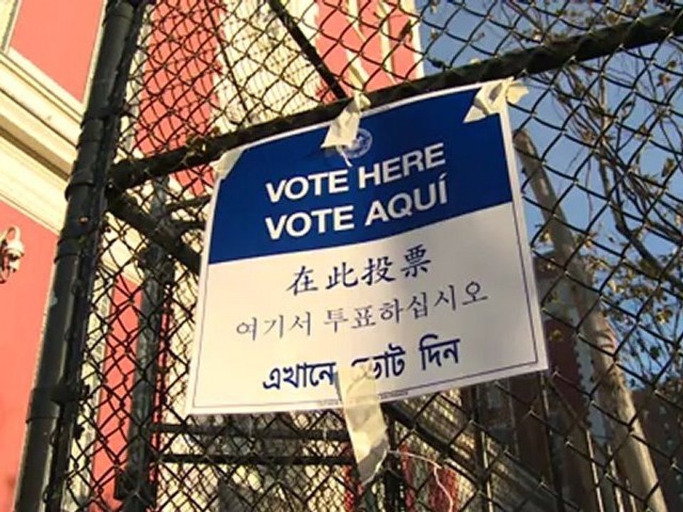 New Yorkers hit by storm battle their way to polls