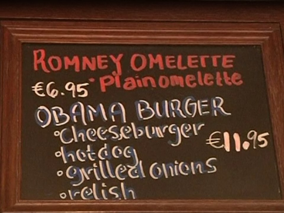 Obama Burger or Romney Omelette? The French Vote With Stomachs at American Diner in Paris