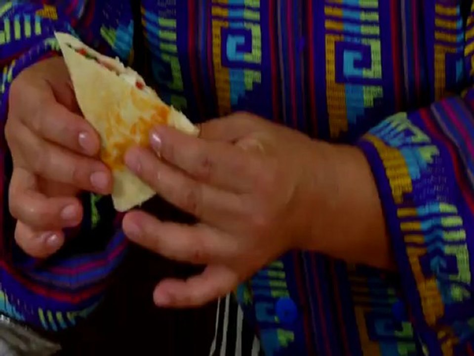 Azteca Food's Chef Gustavo Presents Parmesan Crusted Quesadillas