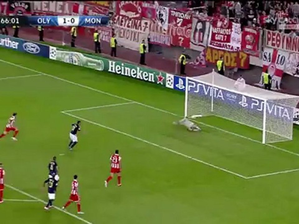 But de Younès Belhanda face à l'Olympiakos
