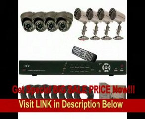 Download Video: SPECIAL DISCOUNT CIB K808AV500G8753-8403 8CH Network Security Surveillance KIT w/ Eight CCD Ca...