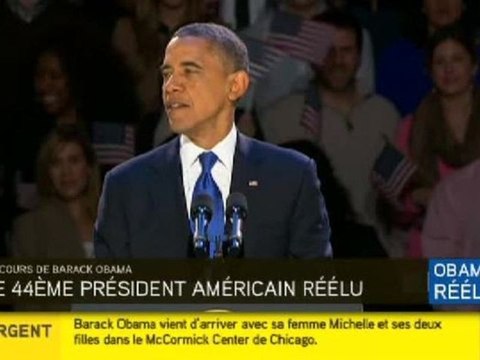 Barack Obama : Je retourne à la Maison blanche plus inspiré et déterminé que jamais