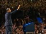 Barack Obama accueilli en triomphe à Chicago