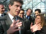 Arnaud Montebourg au salon Midest 2012 à Paris