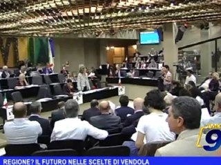 Regione | Il futuro nelle scelte di Vendola