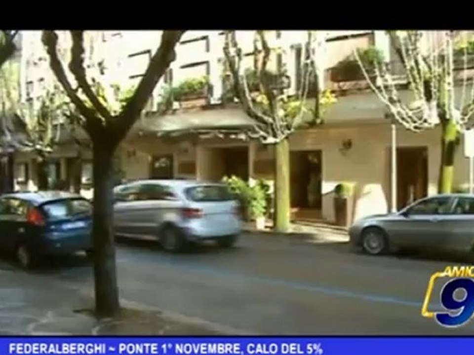 Federalberghi | Ponte 1°Novembre, calo del 5%