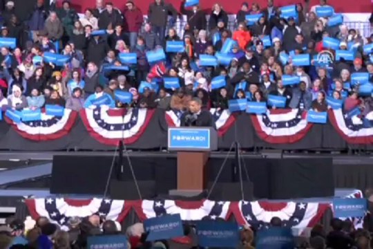 Başkanlık yarışının galibi Obama