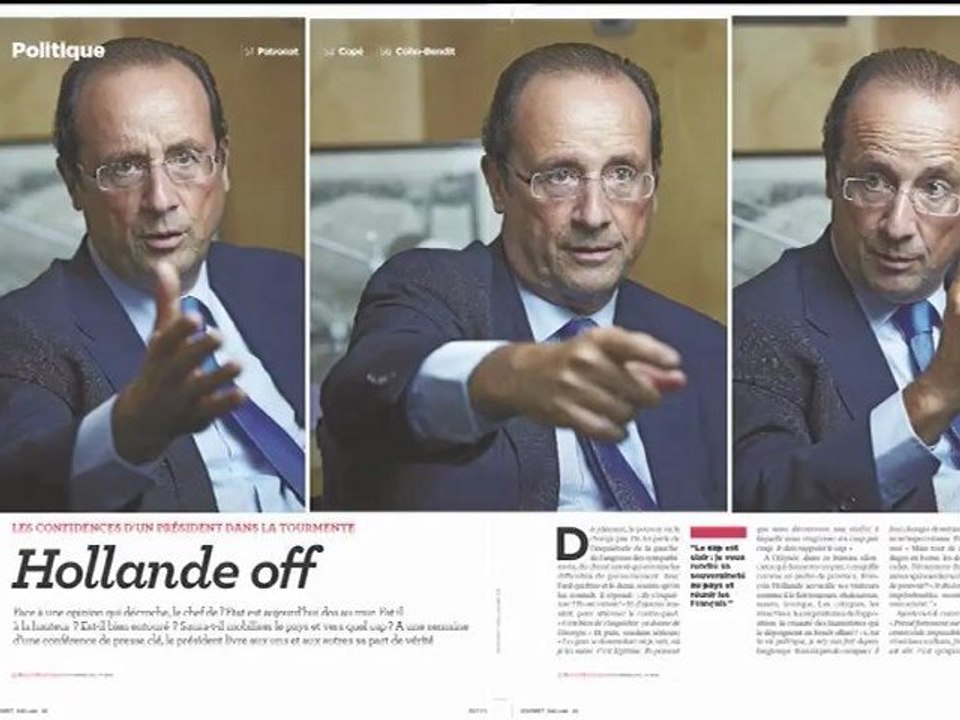 Dans l'Obs cette semaine : "Hollande off"