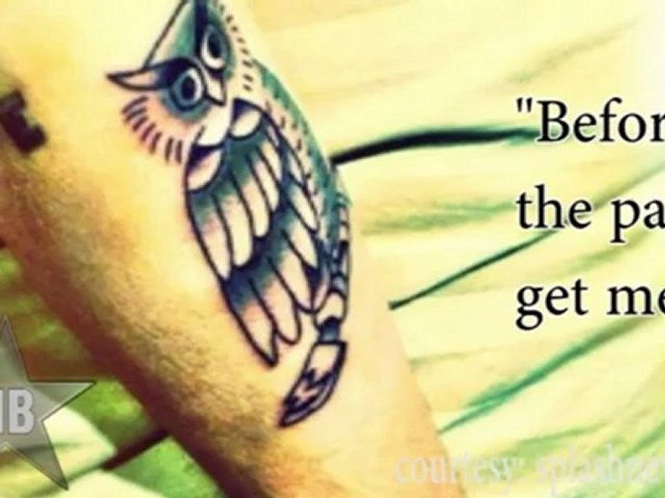 Justin Bieber gets a New OWL Tattoo