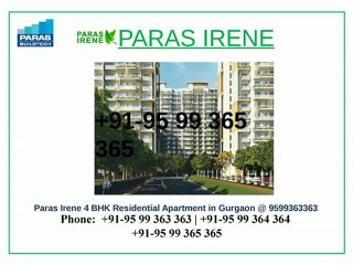 paras irene 4bhk apartments in gurgaon call 9599363363