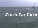 Jean Le Cam et SynerCiel vus d'en haut