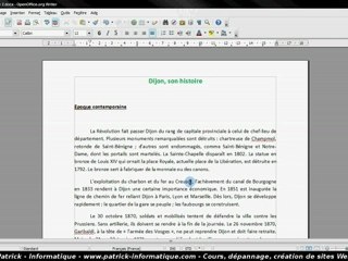 Writer 3 - Insérer une image - Extrait
