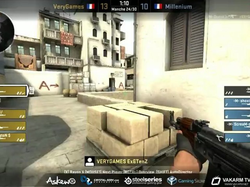 ESWC.fr 2012 - Millenium vs VeryGames - Dust2 & BuyKey vs eXtensive - Dust2