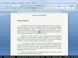 Tuto Word 2007 - Encadrer et bordures de page - Extrait