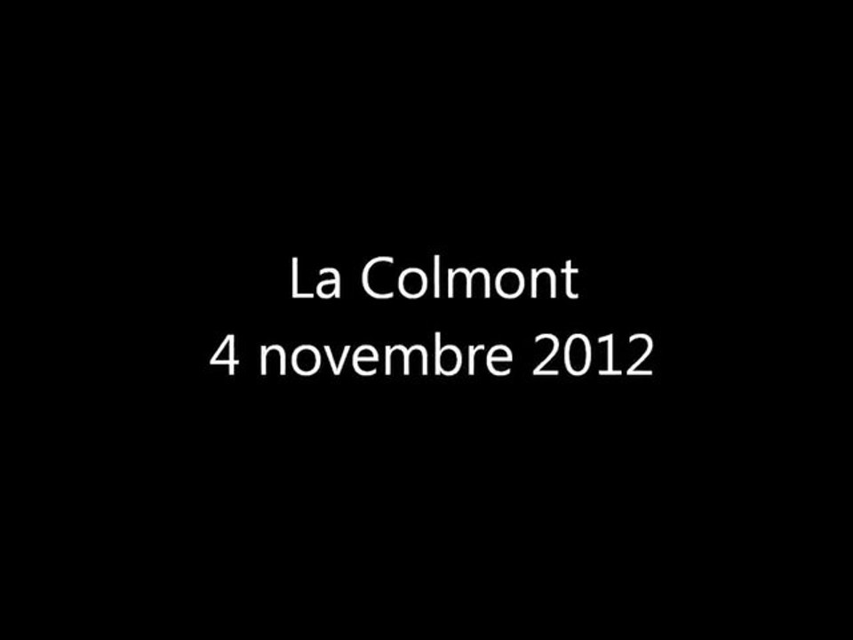 Descente de la Colmont le 4 novembre 2012