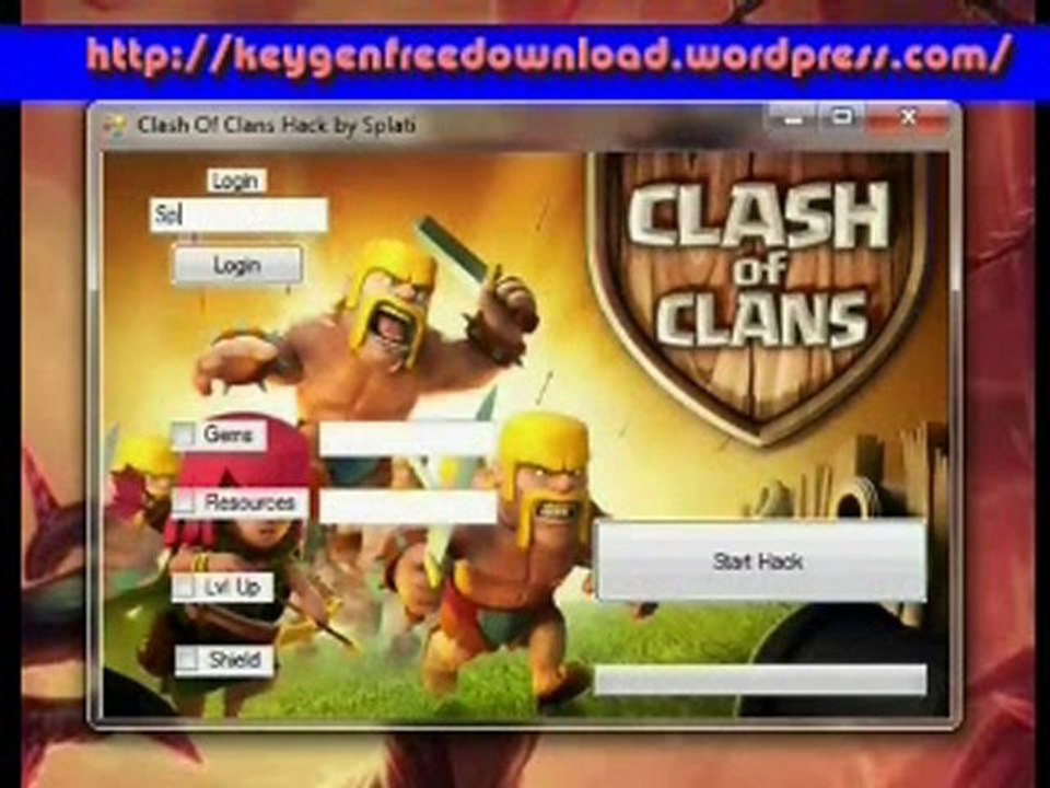 clash of clans Hack Gems Cheat work 100 % FREE Download