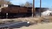Dramatic video: Freight train collides with truck in Utah