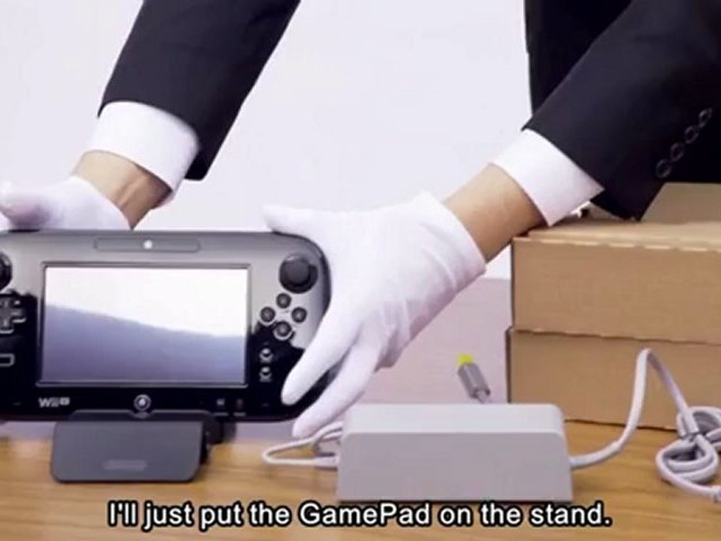 Wii U - Déballage par Satoru Iwata - Vidéo Dailymotion