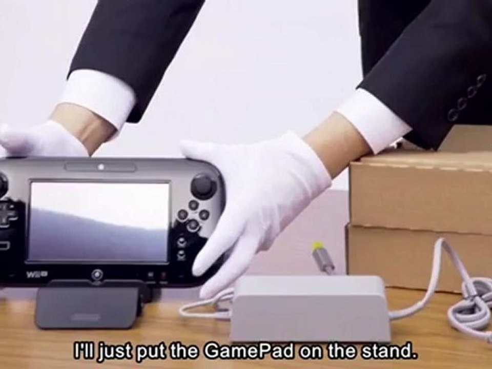 Wii U - Déballage par Satoru Iwata