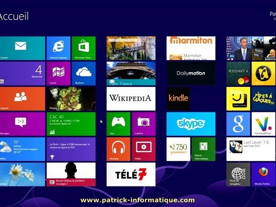 Tuto Windows 8 - Forcer la recherche de mise à jour - Extrait
