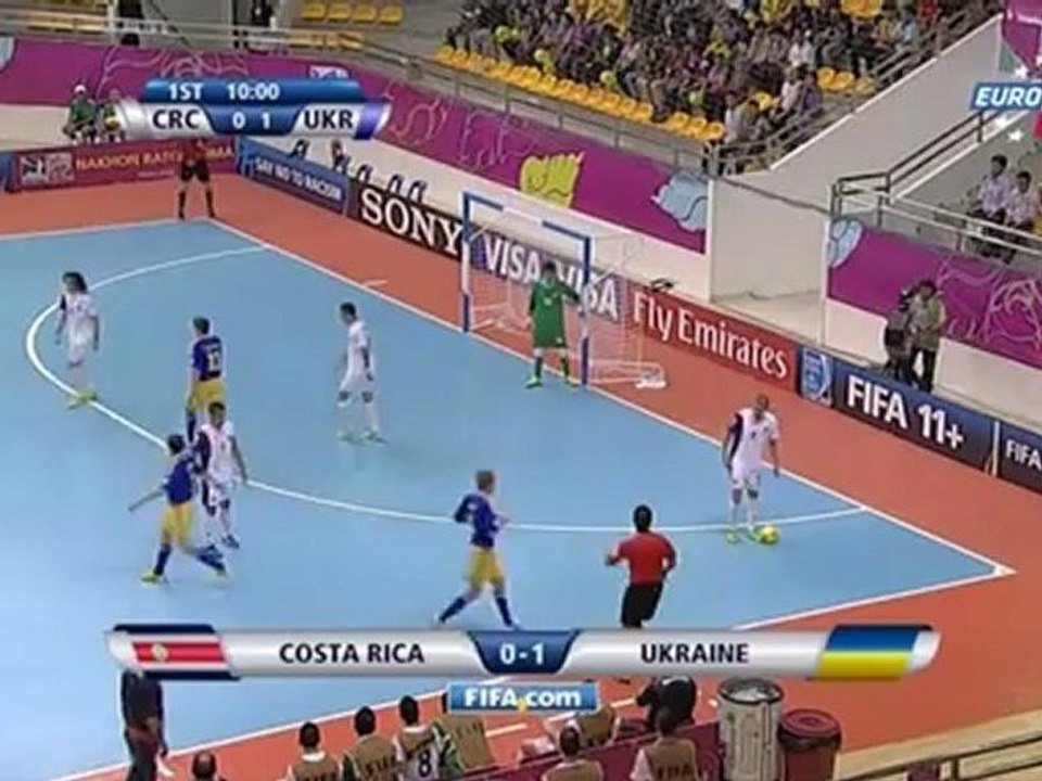 Futsal. 2012.11.07. WC 2012. Group A. Day 3. Costa Rica - Ukraine 1й
