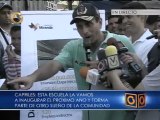 Capriles: Para sacarme van a tener que echarle pierna porque Miranda está clarito